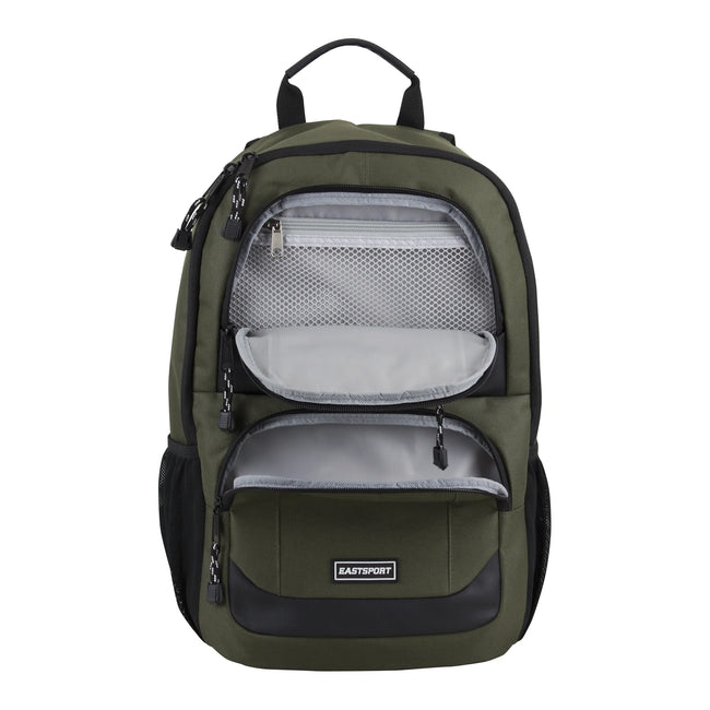 Eastsport Unisex Commuter Tech Backpack, Army Green