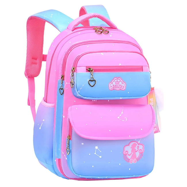 Lvelia School Bag Backpacks for Girls Kids,Lightweight School bag Waterproof Bookbag for Elementary Primary School,Pink