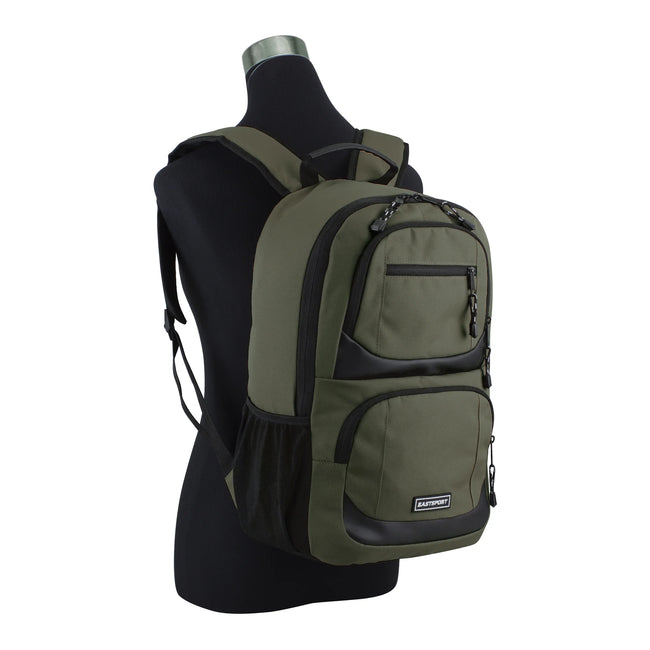 Eastsport Unisex Commuter Tech Backpack, Army Green