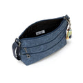 Sakroots Basic Crossbody Bag - Women's Handbag & Purse With Four Zipper Pockets & Adjustable Strap - "Indigo Spirit Desert"