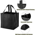 SUSWIM Set of 12 Reusable Grocery Bags Heavy Duty Shopping Bags Large Grocery Totes