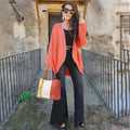 Women's Satchel Handbag with Multiple Internal Pockets in Pretty Color Combination