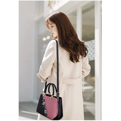 Purses and Handbags for Women Embroidery Top Handle Satchel Fashion Ladies Shoulder Bag Tote Purse Messenger Bags