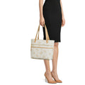 Time and Tru Women's Vale Tote Handbag, Floral