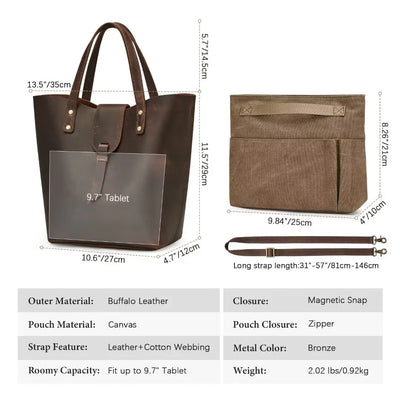 S-ZONE Women Satchel Bags Genuine Leather Top-Handle Crossbody Handbags Purses