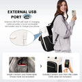 Lovevook Laptop Backpack 15.6",3 in 1 Design Wide Top Open Women Backpack Purses,Women Teacher Nurse Work Business Tote Bag,College Travel Computer Bag with USB Port