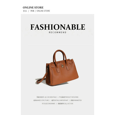 Stylish Women's Crossbody Bag - Urban Simplicity, Soft Minimalist Design, Trendy Niche