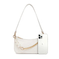 Sling Bag For Women pearl chain Clutch Purses, Elegant Pearl Handbag Evening Clutch Bag for Women Wedding Cocktail Party Clutch Wallets