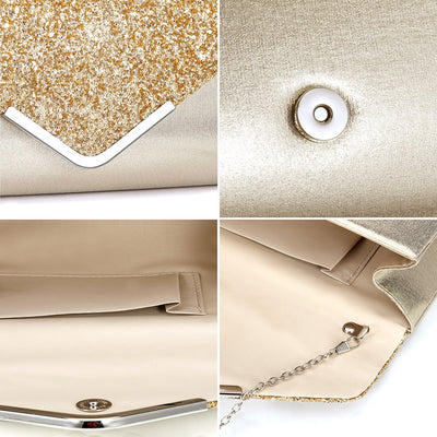 Clutch Purses for Women, Formal Evening Clutch Bags Shoulder Envelope Party Handbags Wedding Cocktail Prom Clutches