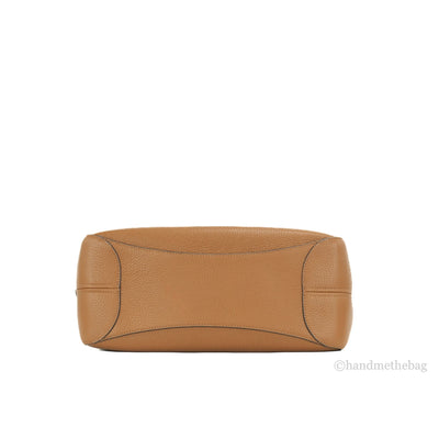 Kate Spade New York Women's Leather Triple Compartment Satchel Handbag, Gingerbread