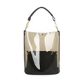HESITONE Elegant 2 in 1 Bag Clear Bucket Bag Jelly Bag Semi-clear PVC Shoulder Bag Messenger Bag Gift for Holidays Beach Timing