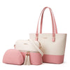 Sendefn Handbags for Women Shoulder Bags Ladies Tote Satchel Hobo 3pcs Purse Set
