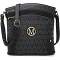 MKP Large Crossbody Bags for Women Monogram Triple Zip Pocket Cross Body Purses and Handbags