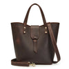 S-ZONE Women Satchel Bags Genuine Leather Top-Handle Crossbody Handbags Purses