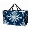Snowflake Collapsible Oxford Cloth Storage Bins Toy Basket Tote Bag - Reusable Foldable Large Capacity Bucket