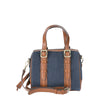 Time and Tru Women's Melissa Satchel Handbag, Denim Blue