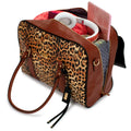 BADGLEY MISCHKA Leopard Travel Tote Weekender Bag
