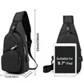 Suptree Shoulder Crossbody Sling Bag for Women Men - Sling Backpack Purse With Usb Charging Port for Adults