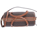Michael Kors Jet Set Travel Medium Duffle Bag Satchel Brown MK Signature