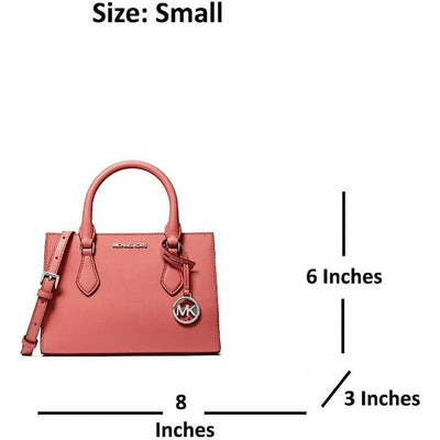 Michael Kors Sheila Small Non-Leather Vegan Satchel (Tea Rose)