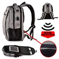 OPACK Travel Gray Backpack Anti Theft RFID Water Resistant Unisex 17" Laptop for College School Business