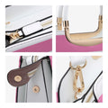 Dasein Women Handbag Top Handle Shoulder Bag Tote Satchel Purse Work Bag with Matching Wallet