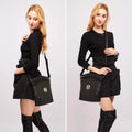 MKP Large Crossbody Bags for Women Monogram Triple Zip Pocket Cross Body Purses and Handbags